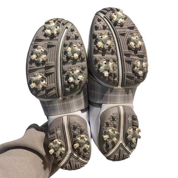 Nike Air Embellish White Golf Shoes gray white Oxford Women's size 7 - Picture 3 of 11